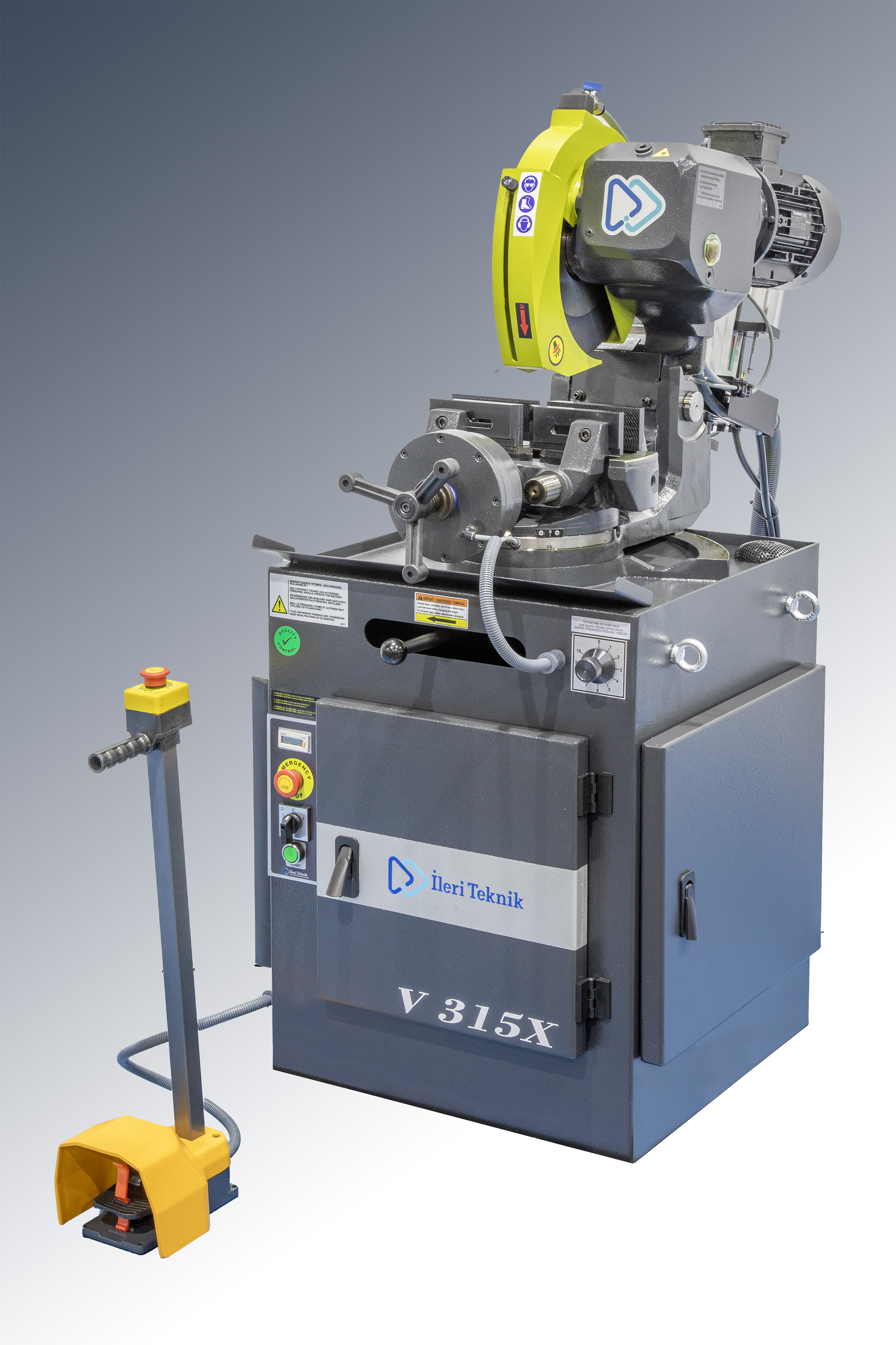 V 315X Yarı Otomatik Daire Testere Makinesi | Ileri Teknik